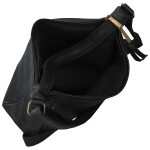 Trendy dámská koženková crossbody kabelka Estina, černá