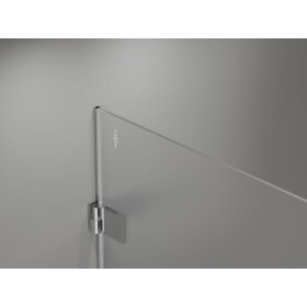 MEXEN/S - Lunar-B L sprchový kout dveře křídlové pravá 100 x 80, transparent, chrom 832L-100-080-01-00-P