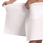 Saunová osuška VOSSEN ROM - BÍLÁ, 220x80cm