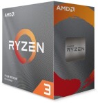 AMD RYZEN 3100 @ 3.6GHz Turbo 3.9GHz 4C8T 256kB L1 2MB L2 16MB L3 AM4 Zen2 Matisse 65W