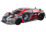 Mamido RC auto na dálkové ovládání 1:18 gumová kola Drift červené