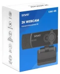 CAK-05 černá / Webkamera / 2K / USB / Mikrofon / Autofocus (SAVCAK-05)
