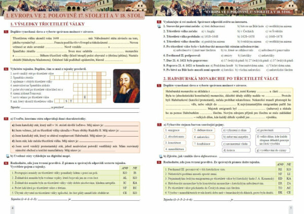 Dějepis pracovní sešit, Karla Prátová