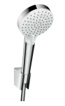 HANSGROHE - Crometta Set sprchové hlavice, 2 proudy, držáku a hadice, bílá/chrom 26692400