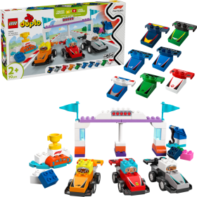 LEGO® DUPLO® 10445 Závodní auta a řidiči týmu F1® - LEGO® DUPLO®