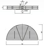 Strong Karusel 1/2 kruh uchycení boční (229371)