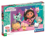 Puzzle Gábinin kouzelný domek 104 dílků