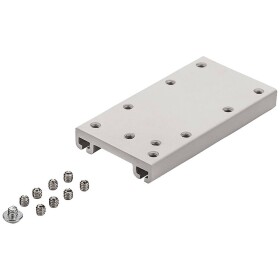 SLV 1004903 GRAZIA 60 spojka profilu , hliník, (d x š x v) 80 x 42 x 10 mm, 1 ks