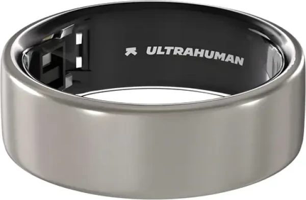Ultrahuman Ring Air Raw Titanium vel. 10 / Chytrý prsten (UHRA-RT-10)