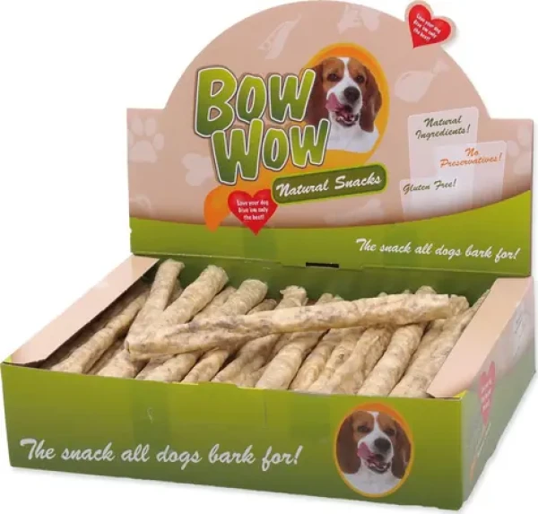 Mira Mar Bow Wow Natural hovězí a dršťky / Pamlsek pro psy / tyčinka 22 cm / 50 ks (614-BW309)
