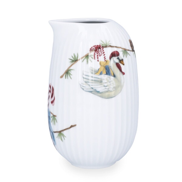 KÄHLER Vánoční džbánek Hammershøi Christmas 500 ml, bílá barva, porcelán