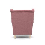 Křeslo ušák, růžová látka, AK-388 PINK2