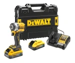 DeWalt / Aku rázový utahovák 1/2" bezuhlíkový / 18V / 406 Nm / 2x 5.0 Ah XR POWERSTACK / nabíječka / kufr Tstak (DCF921H2T)