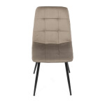 Jídelní židle, béžová, sametová látka, DCL-X7015 CAP2