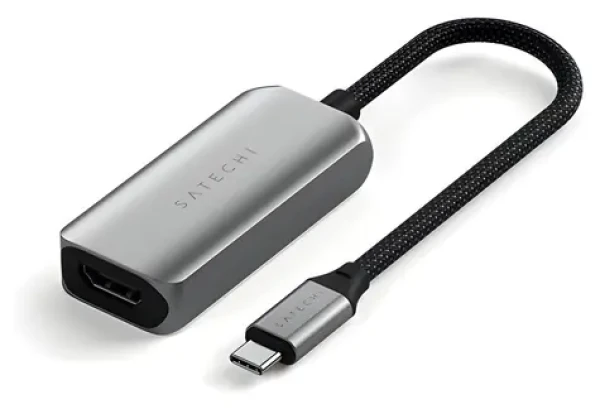 Satechi USB-C na HDMI Space Gray / Adaptér / HDMI 2.1 / 8K (ST-AC8KHM)