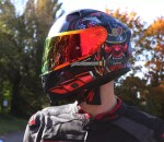 Helma na moto Xrc Illustrator matt - XL / černá