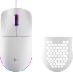 Rampage Blink bílá / Herní myš / optická / 12800 DPI / RGB / USB (BLINK-WHITE)