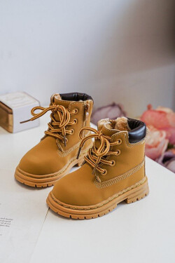 Dětské Trapery Botky Na Zip Camel Bansi 22