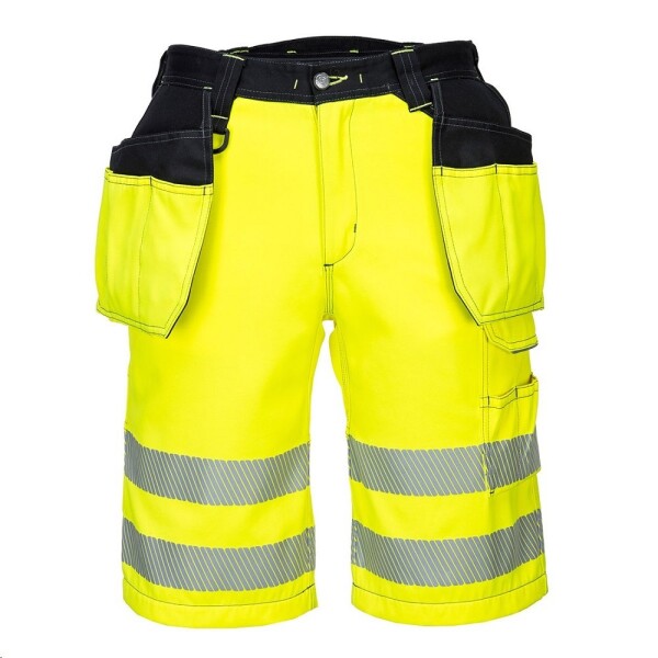 Kraťasy PW343 Hi-Vis Holster žluto-černé Portwest 40/56 žluto-černé