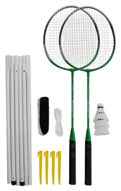 RULYT Badmintonový set / 2x raketa / 3x míček / síť / vak