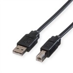 Delock USB 2.0 prodlužovací kabel plochý zahnutý [1x USB 2.0 zástrčka A - 1x USB 2.0 zásuvka A] 1.00 m černá oboustranně zapoji