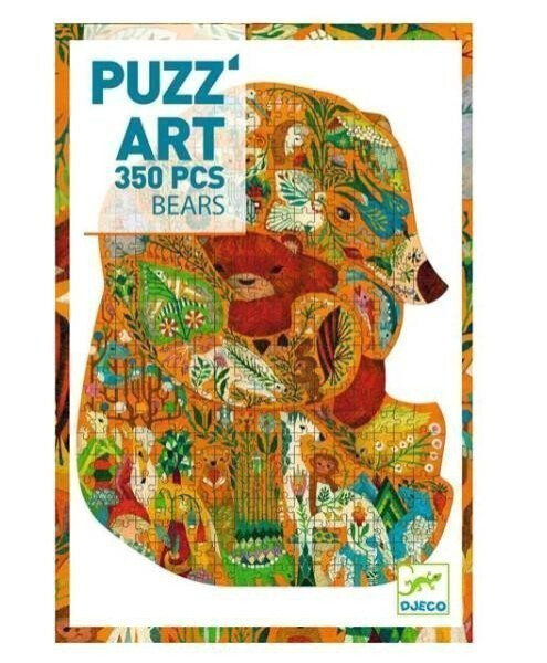 DJECO Puzzle art bears 350 dílků