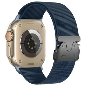 Beline Oblique tmavě modrá / Řemínek pro Apple Watch / 38/40/41 mm / Nylon