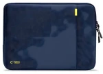 Tech-Protect Defender tmavě modrá / Brašna pro notebook / 13-14" / polstrovaná / 4 kapsy / nastavitelný popruh