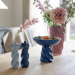 Bloomingville Mlýnek na sůl a pepř Riley Blue – set 2 ks, modrá barva, dřevo