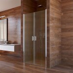 MEREO - Sprchové dveře, Lima, dvoukřídlé, lítací, 120x190 cm, chrom ALU, sklo Point CK80552K