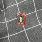 Pinarna.cz Make art not war / Tvořte umění, ne válku - červený