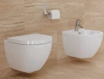 JIKA - Mio Závěsný bidet, otvor pro baterii, s postranními otvory, bílá H8317120003041