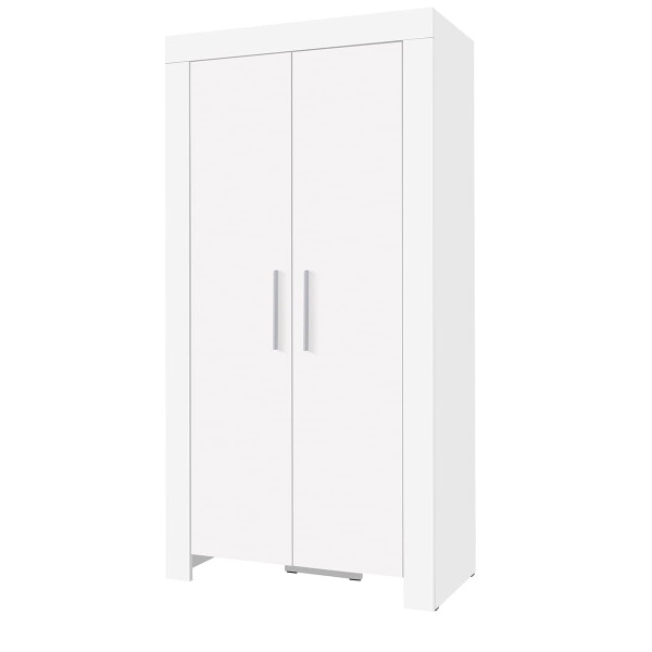 FRONTI Šatní skříň CEZAR 02 - Bílá 20363