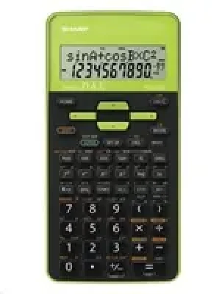 SHARP EL531THBGR zelená / Kalkulačka vědecká / balení blister (SH-EL531THBGR)
