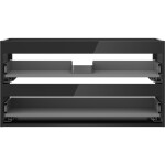 MEXEN - Box-A skříňka pro umyvadlo 90, 2 zásuvky, černá lesk 91AX0-0900-470-2-70