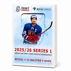 Legendary Cards Sběratelské hokejové karty Český hokej národní tým reprezentace 2025/2026 Series 1 hobby box