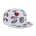 Pánská kšiltovka NFL Logo NFL NEW ERA 5950 All over bílá Velikost: 7_1/8