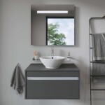 DURAVIT - Bacino Umyvadlo na desku, průměr 42 cm, s přepadem, bílá 0325420000