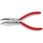 Knipex 38 91 200 pro elektroniku a jemnou mechaniku ploché jehlové kleště 45° zahnuté vanadová elektrikářská ocel 200 mm