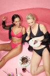Tanga 2 kusy GO Blush String 2P - Berry - SLOGGI Berry XL