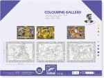 Djeco Djeco, DJ08695, Colouring Gallery, sada antistresových omalovánek, Heroic