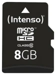 Intenso microSDHC 8GB / Paměťová karta / Class 10 / SD adaptér / 20 MB/s (3413460)