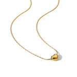ELENYS Pure Heart – pozlacený náhrdelník 18K žluté zlato Délka náhrdelníku: 40+5 cm / max. 45 cm