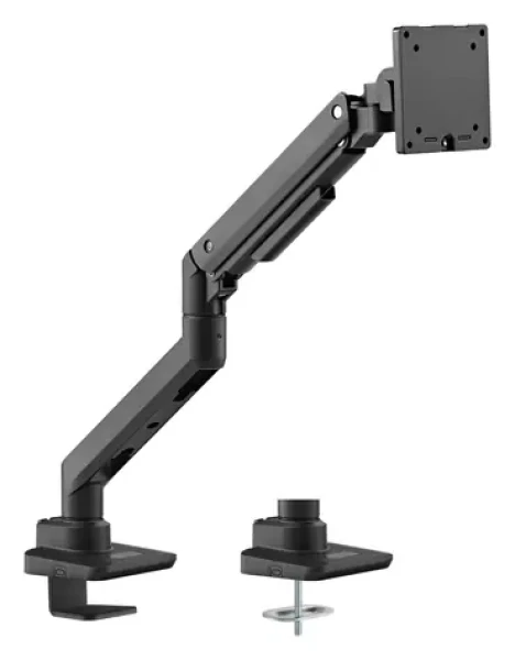 Equip monitorové rameno s plynovou pružinou černá / Monitorové rameno / do 49" / nosnost 20 kg / VESA 75-100 / 360° (650180)