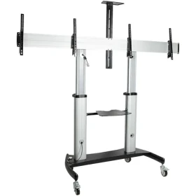 StarTech Mobilní stojan pro 2 TV 37"-60" / Stojan na TV / VESA 600x400 / nosnost 100 kg / náklon -10 až 5° (STNDMTVDUO)