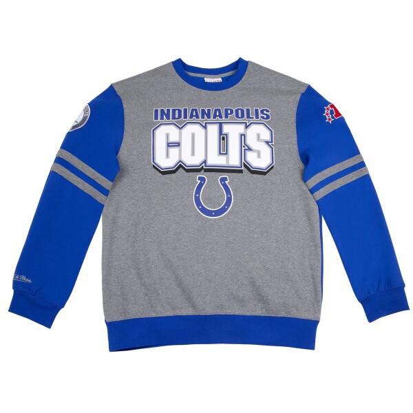 Mitchell & Ness Pánská mikina Indianapolis Colts NFL All Over 2.0 Crew Fleece Velikost: S