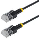 StarTech CAT6A černá / Patch kabel / Slim / RJ-45 / 0,5 m (N6APATUTP34BKS50CM)