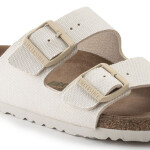 Žabky Birkenstock Arizona Vegan Women Textile Narrow Eggshell pro úzkou nohu vegan (1022679) 36