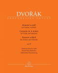 Koncert a moll pro housle a orchestr op. 53 - Antonín Dvořák
