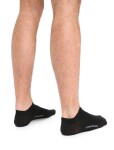 Pánské merino ponožky ICEBREAKER Mens Lifestyle Fine Gauge No Show, Black/Snow velikost: 42-44 (M)